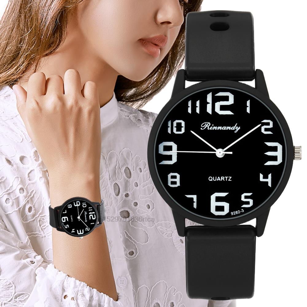 High Jewelry Watches - مجموعة ساعات سيليكون عصرية للنساء ذات