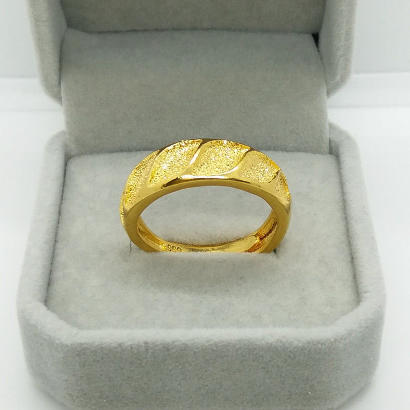 Couple Ring Set - خاتم رجالي ونسائي مطلي بشكل نقي