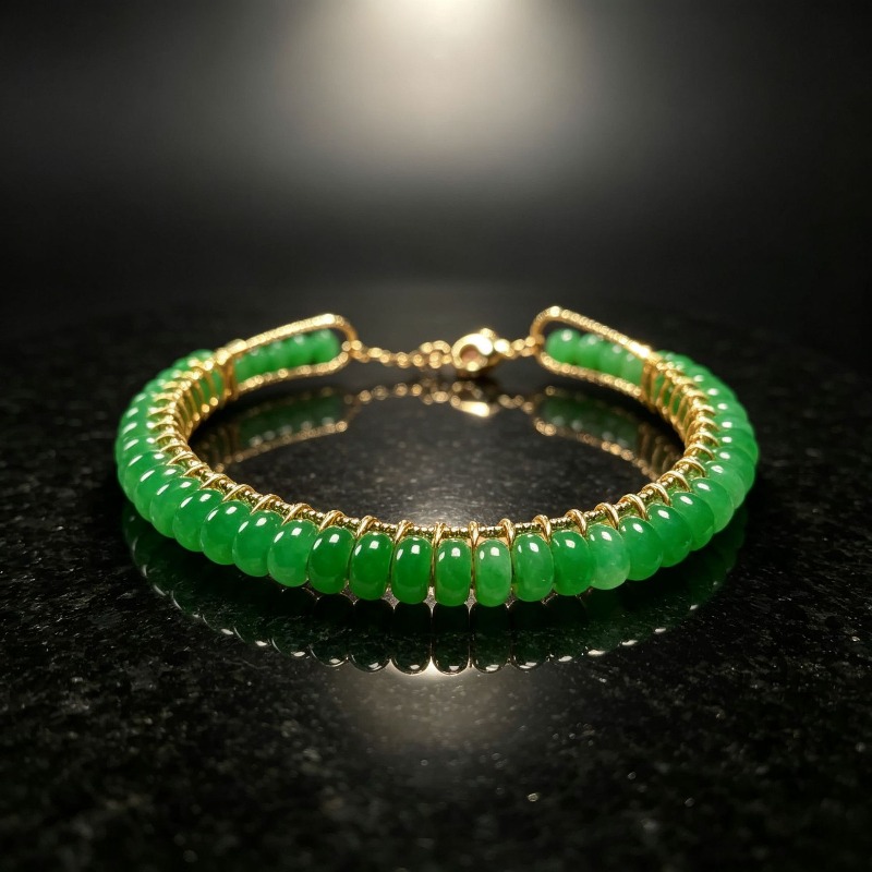 Charm Bracelet Beads - أساور خرز الميزان من اليشم الأزرق