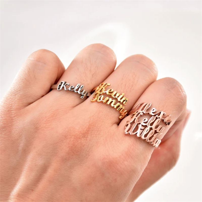 Couple Ring Set - الأسرة خواتم للرجال النساء مخصص مزدوج