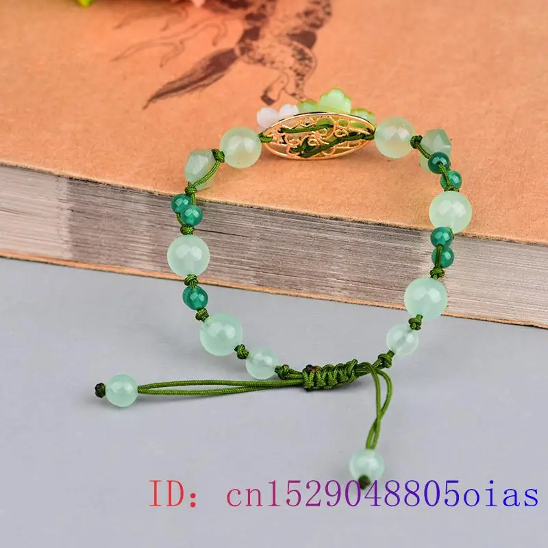 الأخضر اليشم زهرة سوار للرجال  - مراجعة Charm Bracelet Beads وسعره