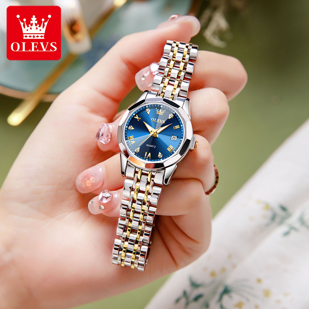 ساعة OLEVS 9931 أصلية للنساء ع - مراجعة High Jewelry Watches وسعره