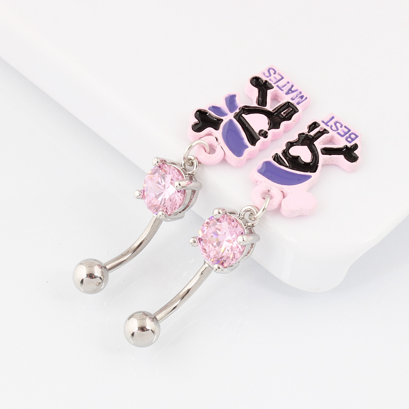 زوج من حلقات البطن بتصميم جمجم - مراجعة Nick'S Jewelry & Watches Reviews وسعره