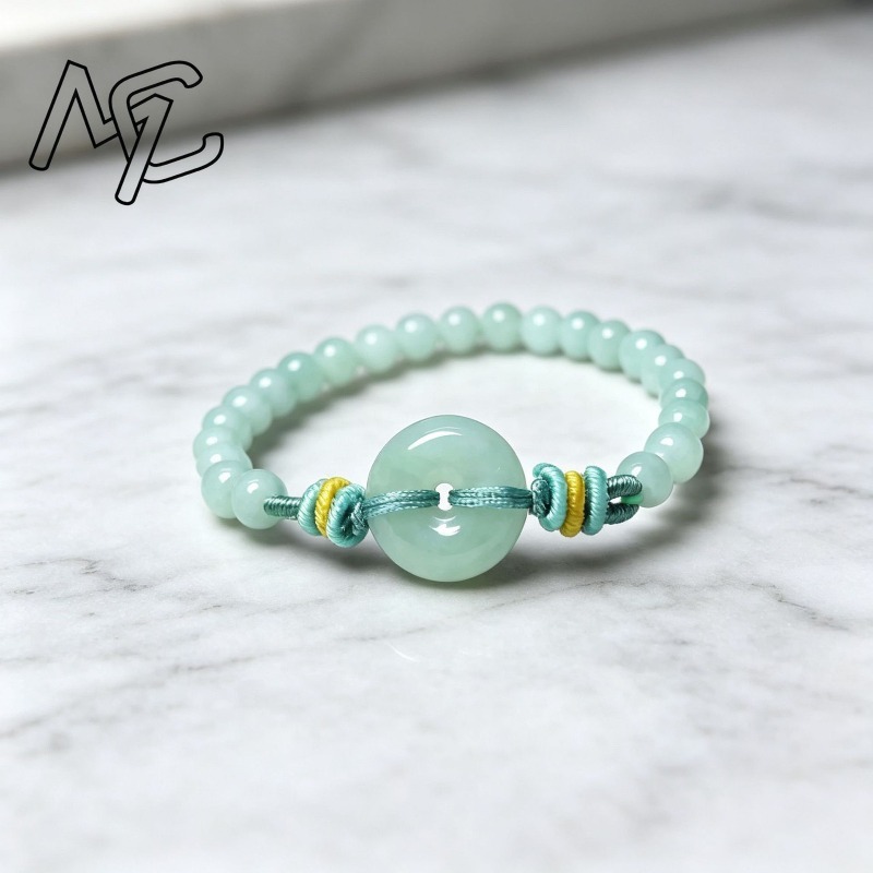 سوار خرز من الزمرد الطبيعي الأ - مراجعة Charm Bracelet Beads وسعره