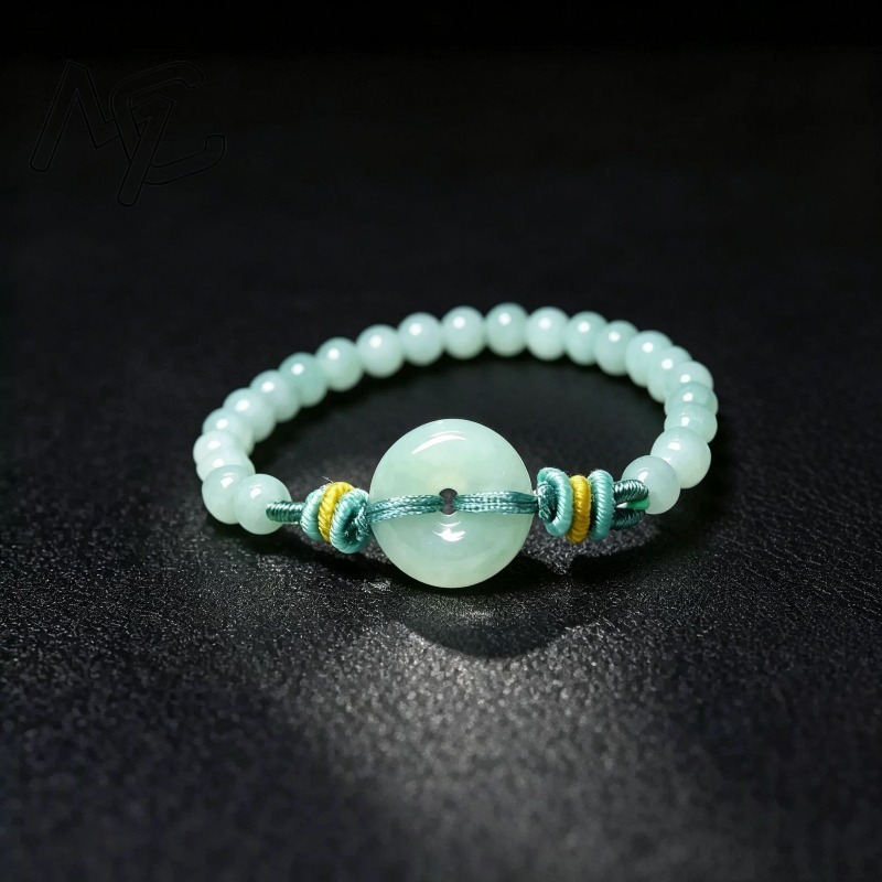 سوار خرز من الزمرد الطبيعي الأ - مراجعة Charm Bracelet Beads وسعره