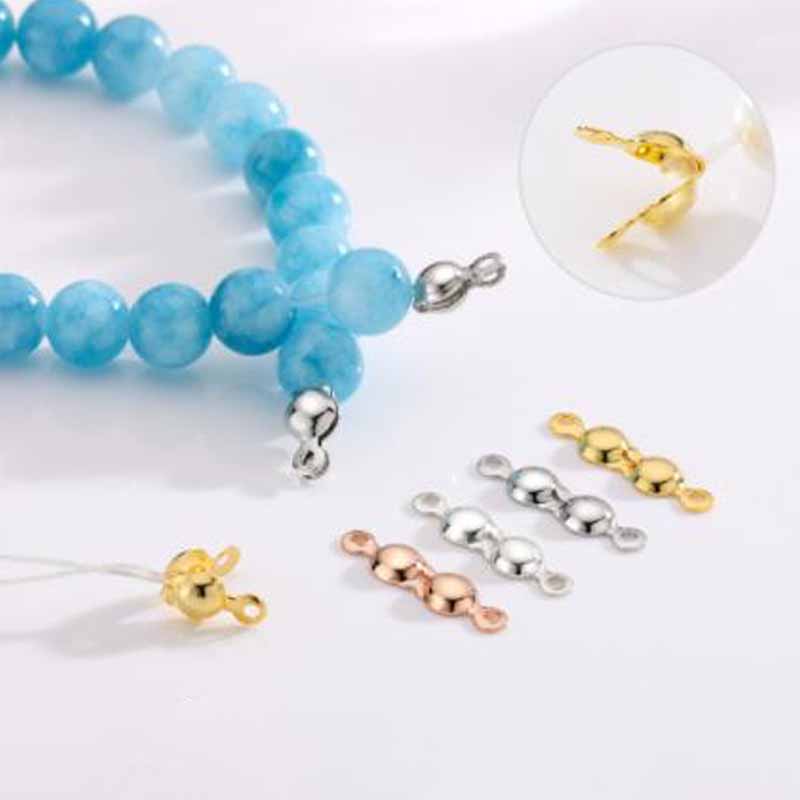 4 قطع مشابك خرز طرفية من الفضة - مراجعة Charm Bracelet Beads وسعره