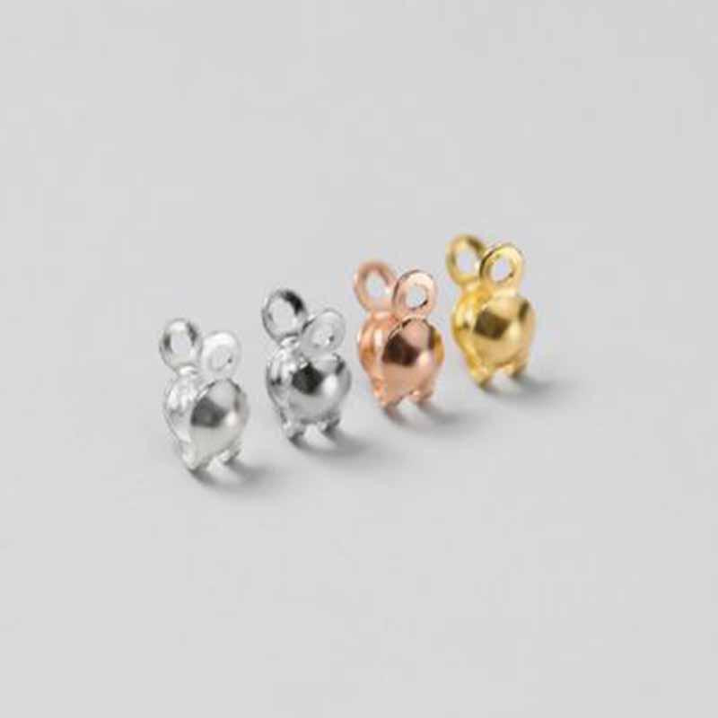 4 قطع مشابك خرز طرفية من الفضة - مراجعة Charm Bracelet Beads وسعره