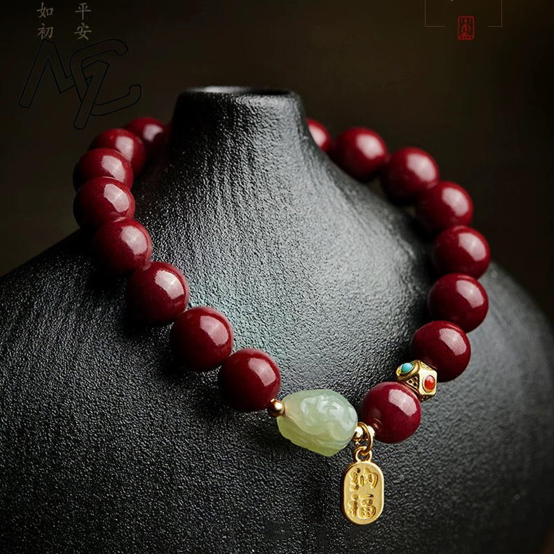 سوار خرز من الزنجفر الأحمر الط - مراجعة Charm Bracelet Beads وسعره