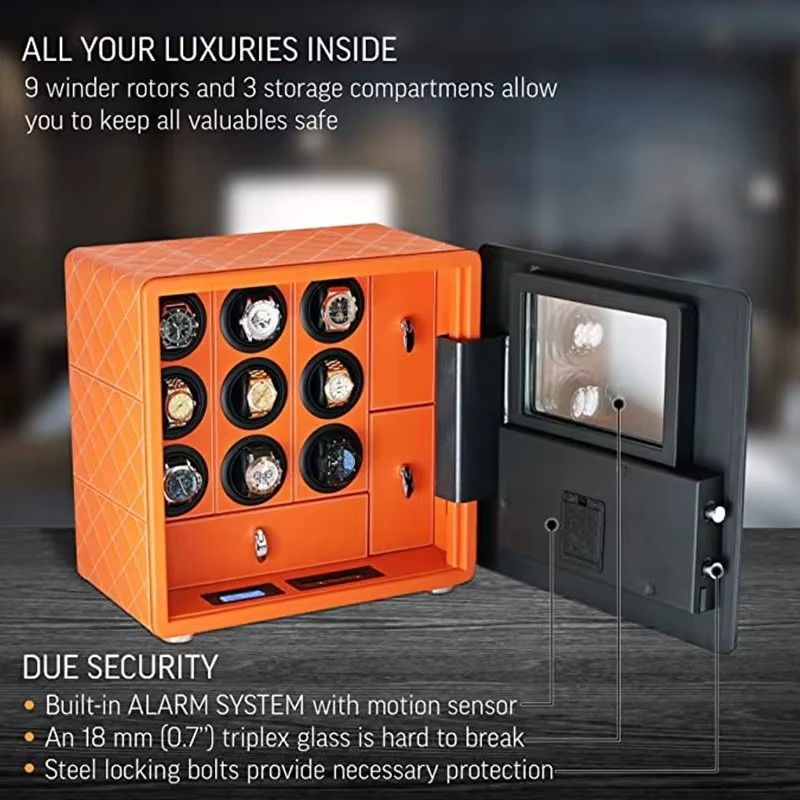 صندوق آمن ذكي لتدوير الساعات،  - مراجعة Jewelry Box With Watches وسعره