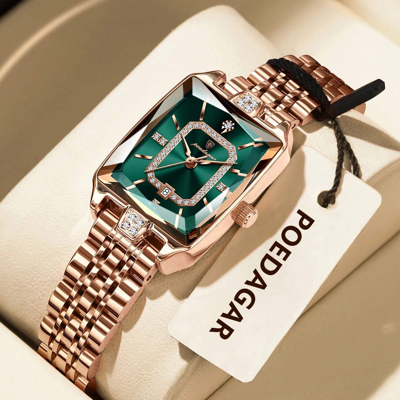 POEDAGAR ساعة نسائية فاخرة مقا - مراجعة High Jewelry Watches وسعره