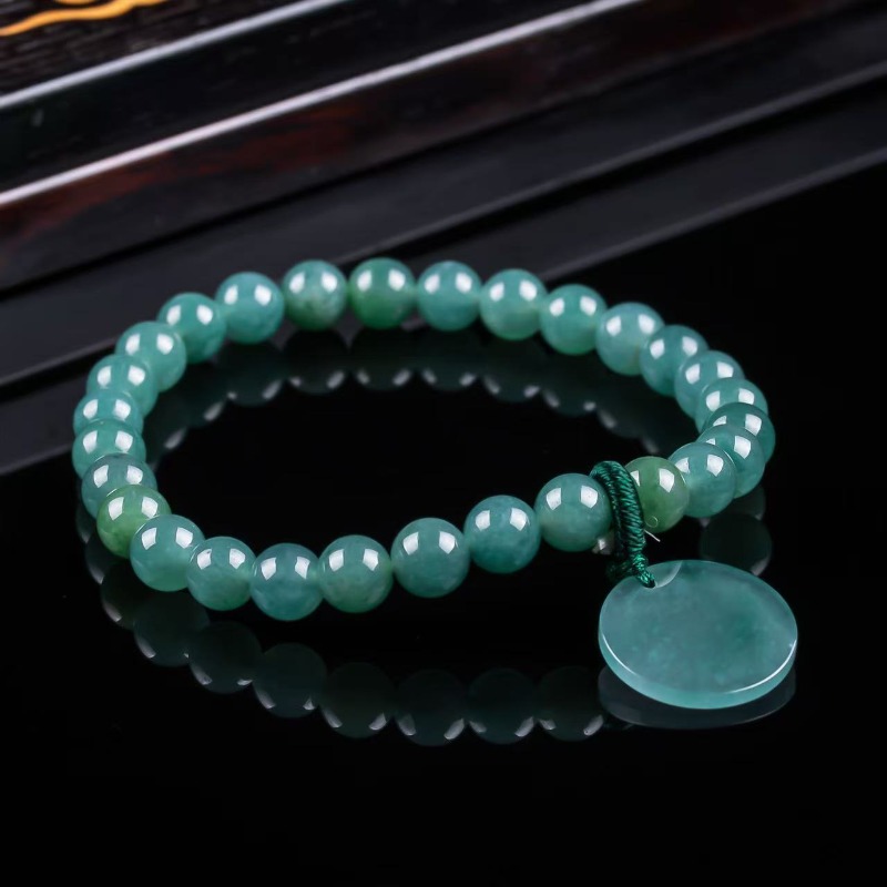 سوار محبوك يدويًا من خرز اليشم - مراجعة Charm Bracelet Beads وسعره