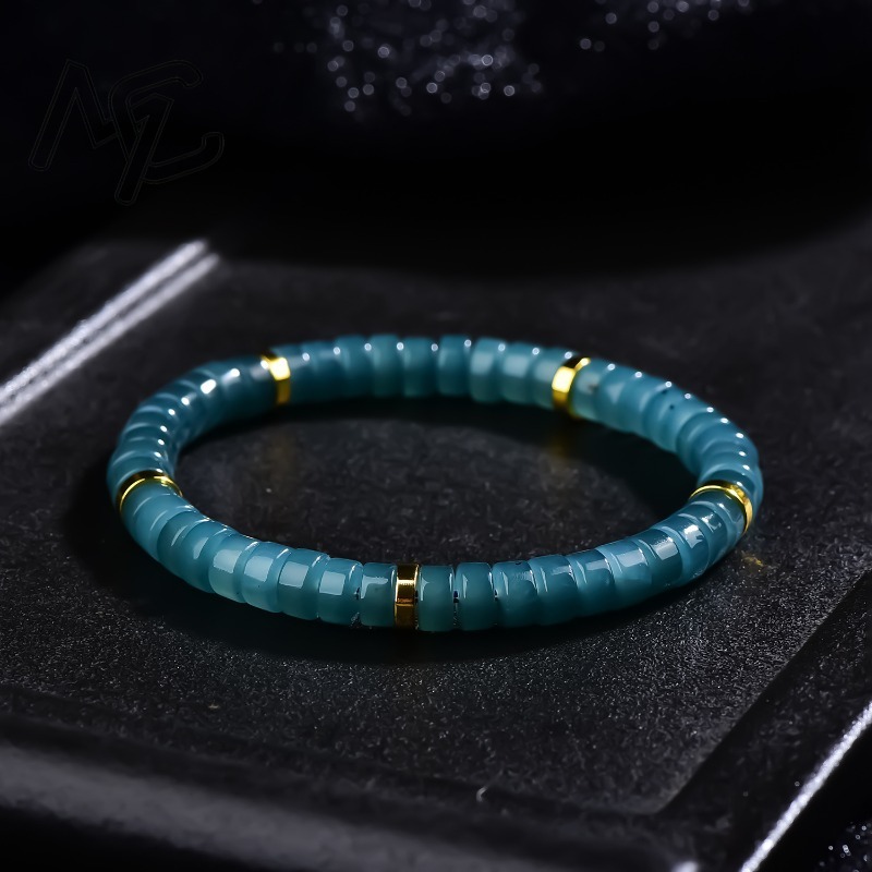 سوار من خرز اليشم الطبيعي الأز - مراجعة Charm Bracelet Beads وسعره