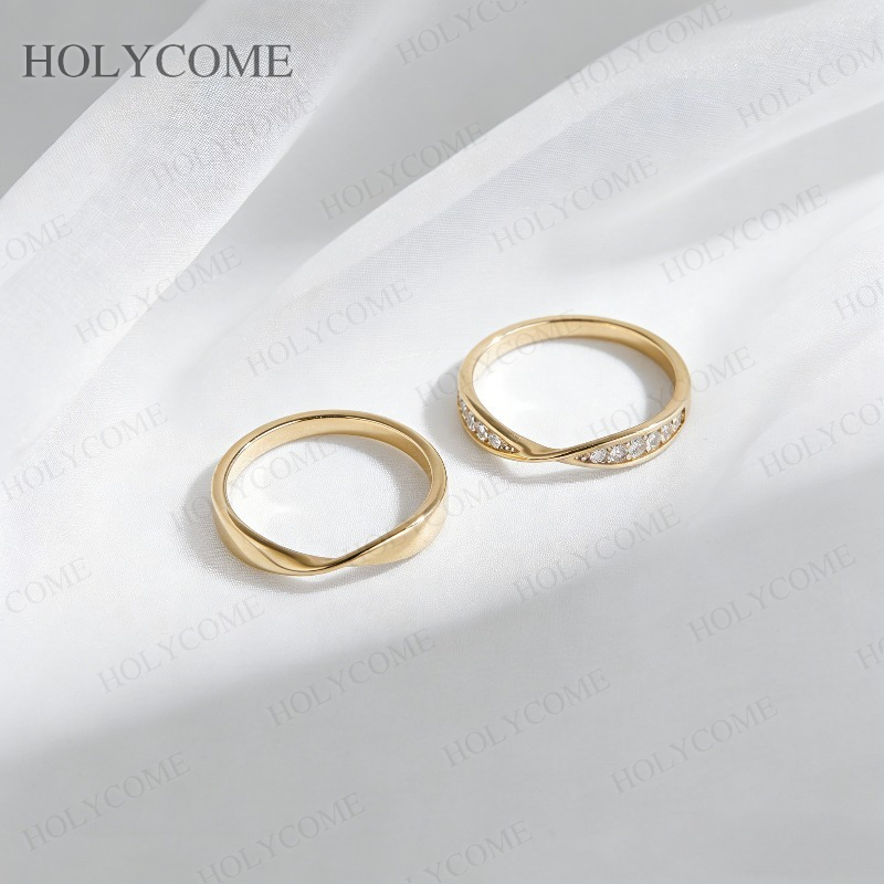 خواتم زوجية من الموسانيت مصنوع - مراجعة Couple Ring Set وسعره