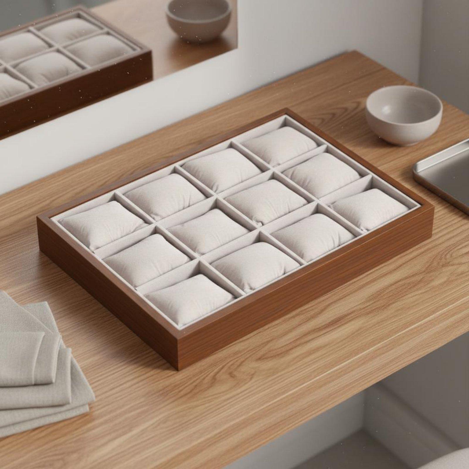 صندوق ساعات ومجوهرات خشبي، منظ - مراجعة Watch Display Box وسعره