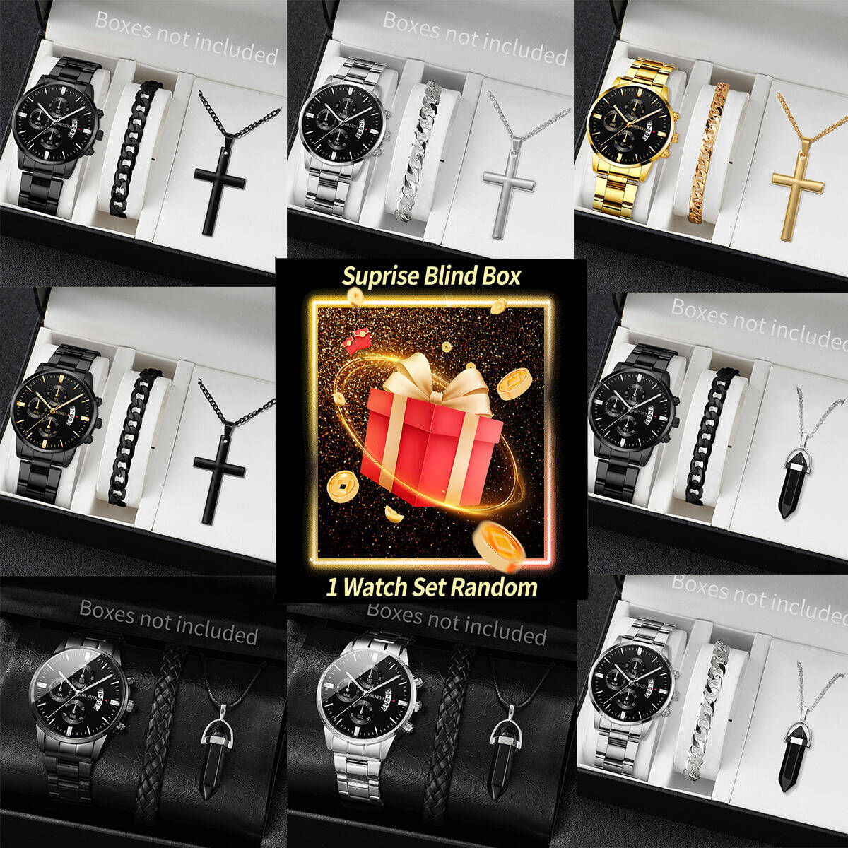 مفاجأة سر ساعة صندوق أعمى-3 قط - مراجعة Jewelry For Watches وسعره