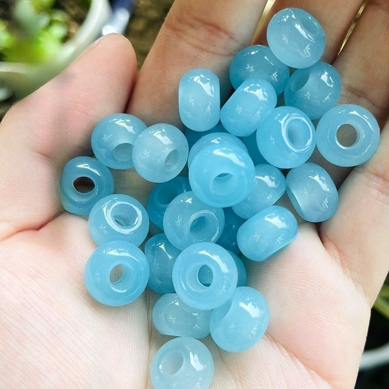 10 قطع من الخرز الطبيعي الأزرق - مراجعة Charm Bracelet Beads وسعره