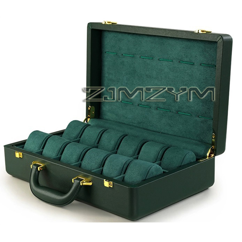 صندوق ساعات بـ 12 فتحة، حقيبة  - مراجعة Watch Display Box وسعره