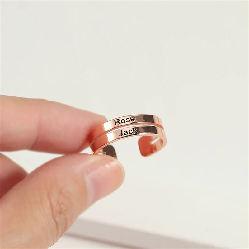 شخصية الفولاذ المقاوم للصدأ نق - مراجعة Couple Ring Set وسعره